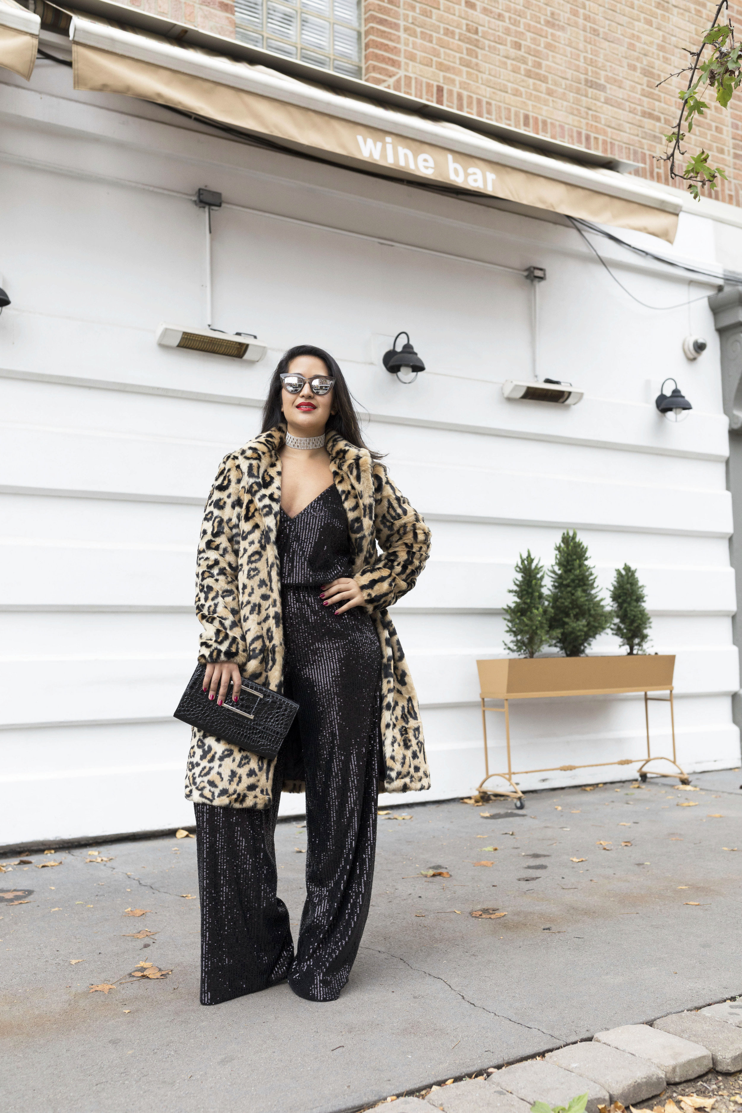 Krity S x New Years Eve Outfit x Sequin Jumpsuit and Cheetah Faux Fur3.jpg