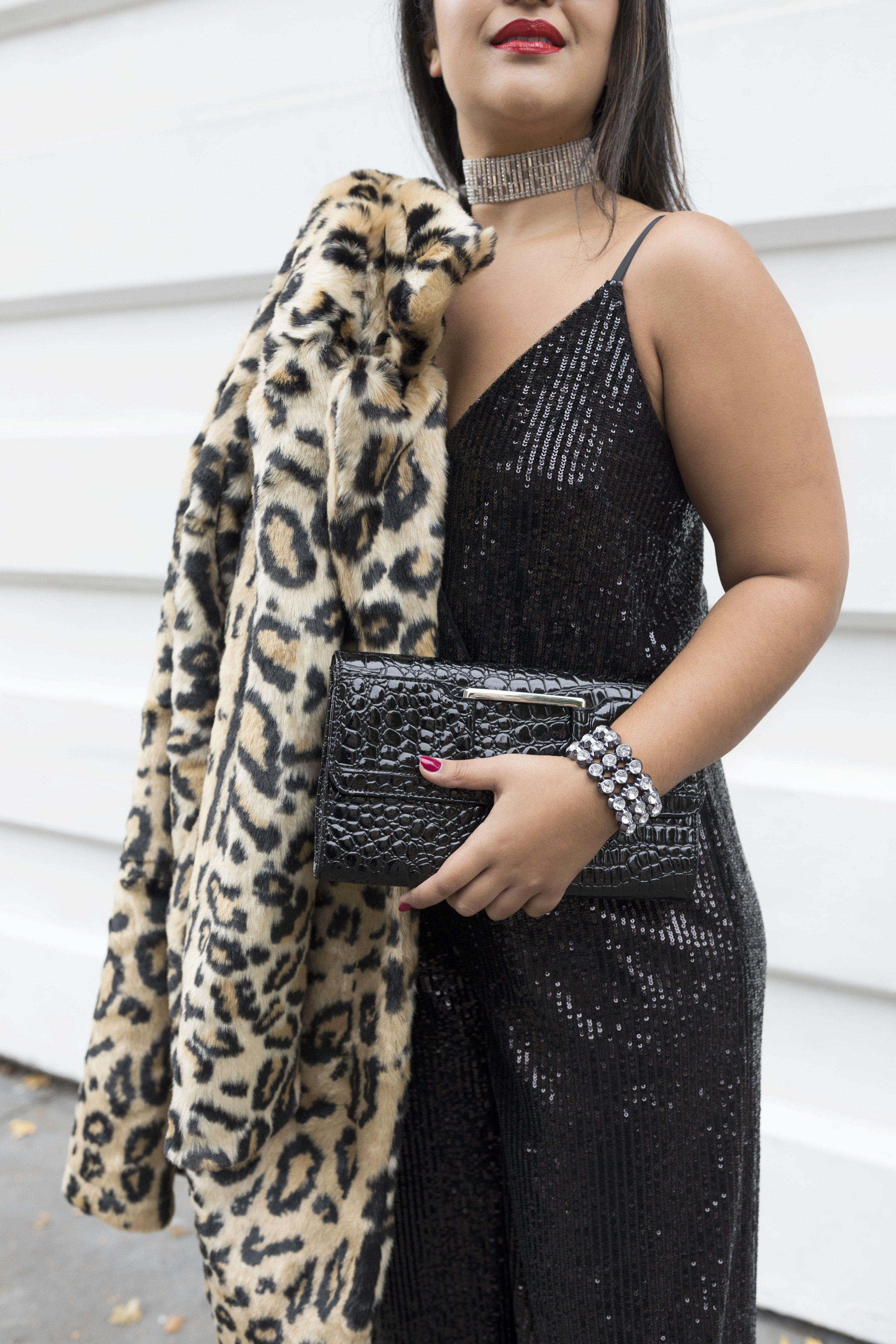 Krity S x New Years Eve Outfit x Sequin Jumpsuit and Cheetah Faux Fur6.jpg