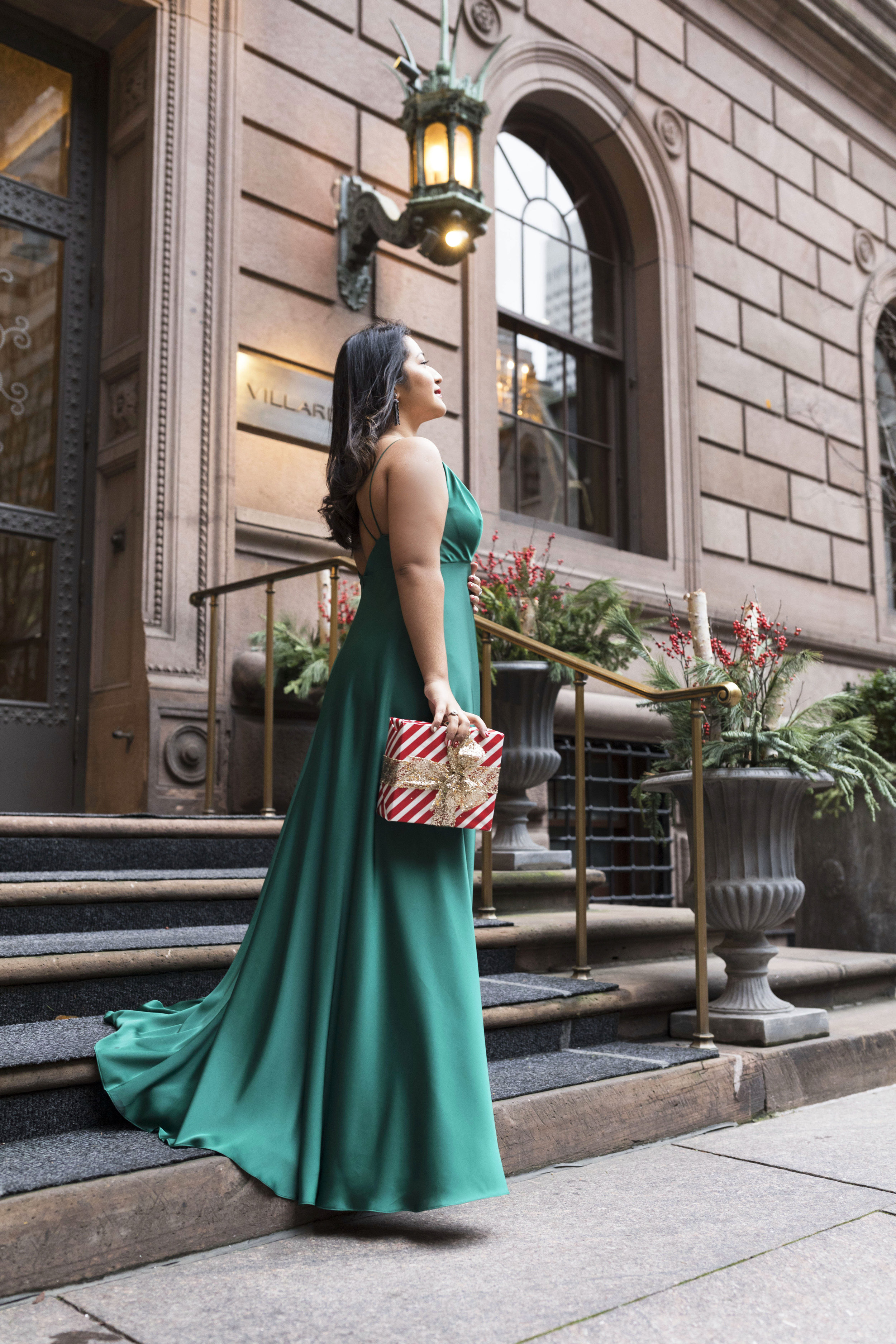 Krity S x Holiday Outfit x Forest Silk Aidan Mattox Gown 7.jpg
