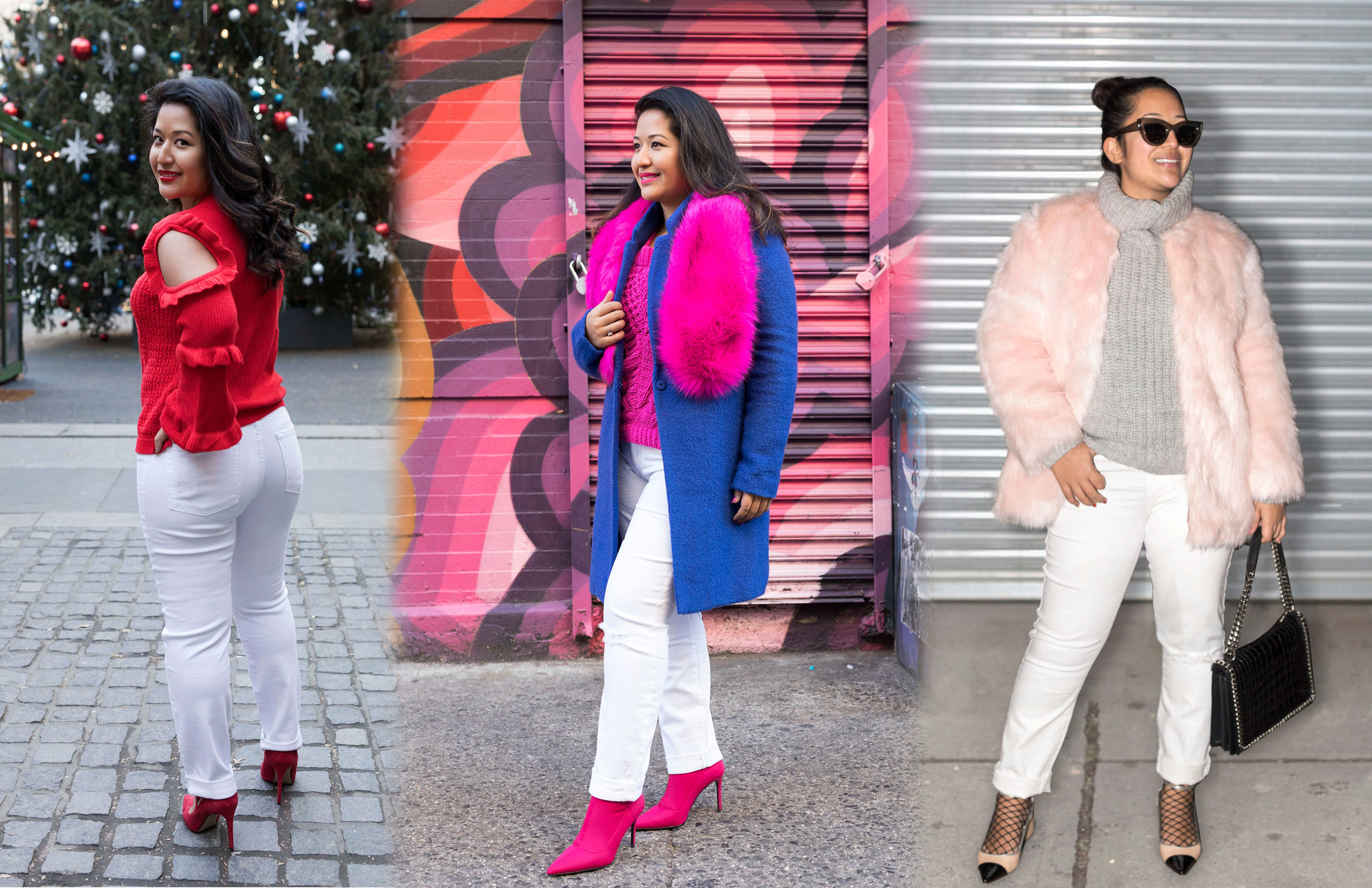 How To Wear White Jeans In The Winter — Krity S