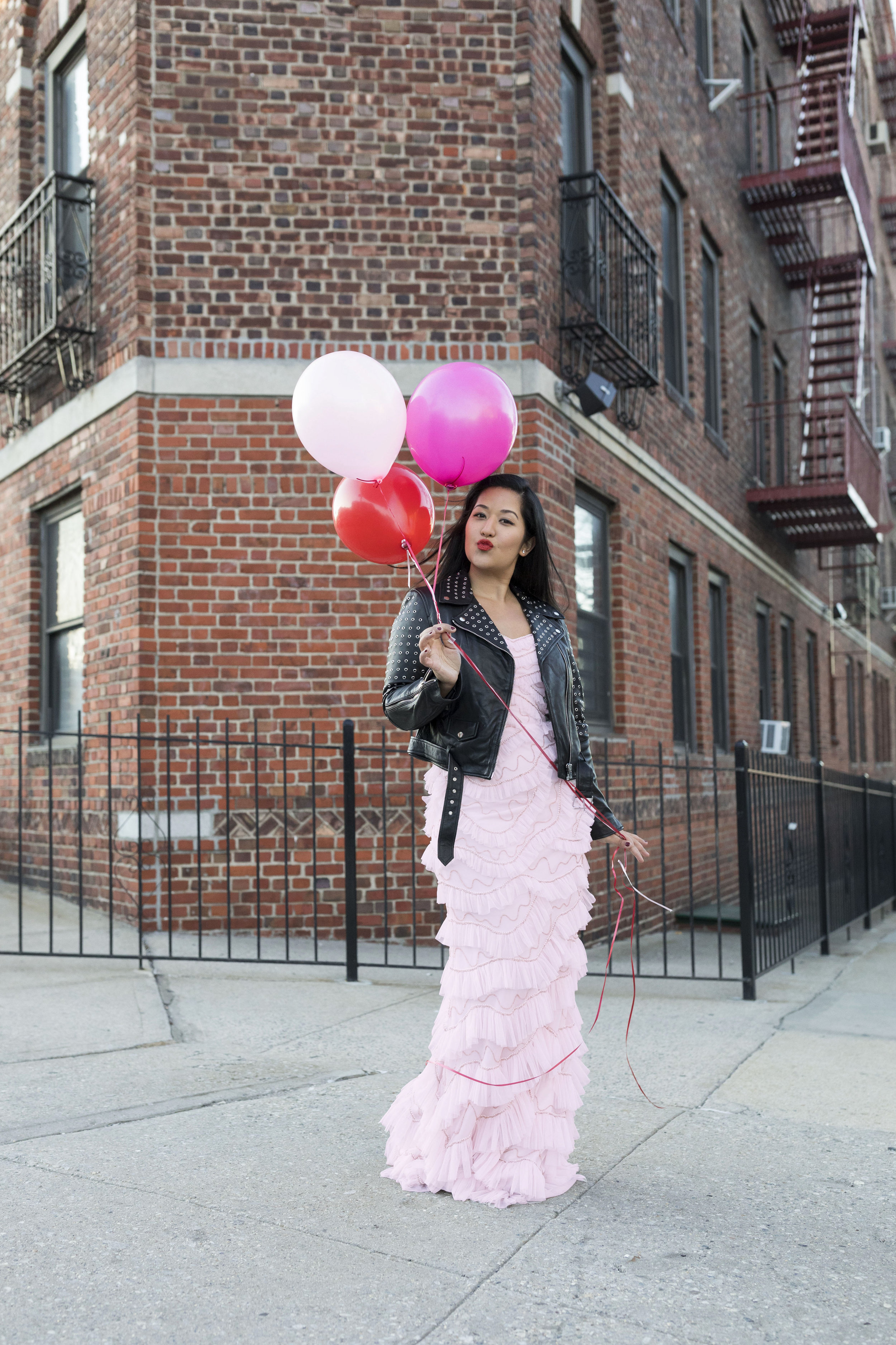 Krity S x Pink Ruffle Aidan Mattox Dress x Valentine's Day5.jpg