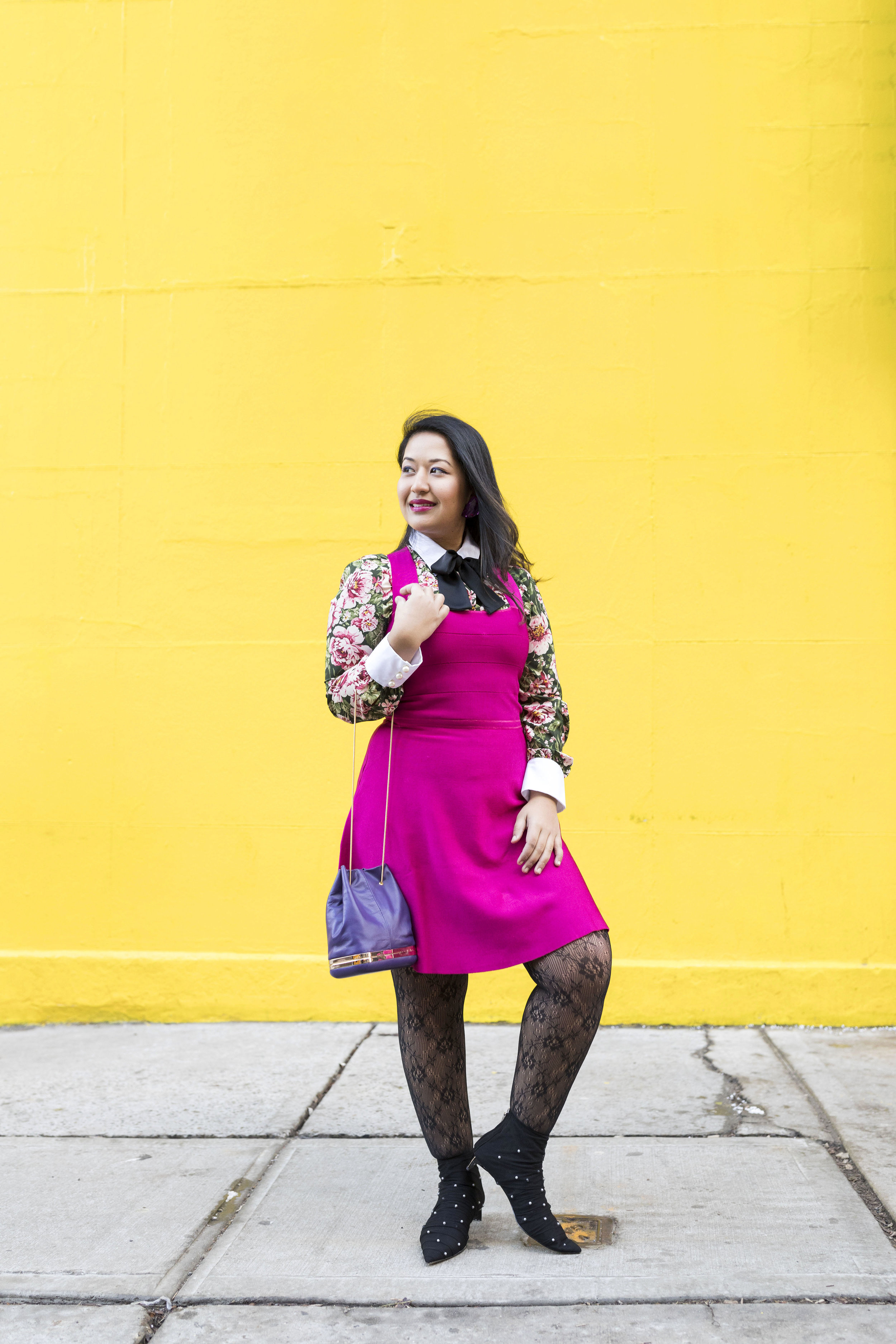 Easy Transitional Winter to Spring Layered Outfit Krity S