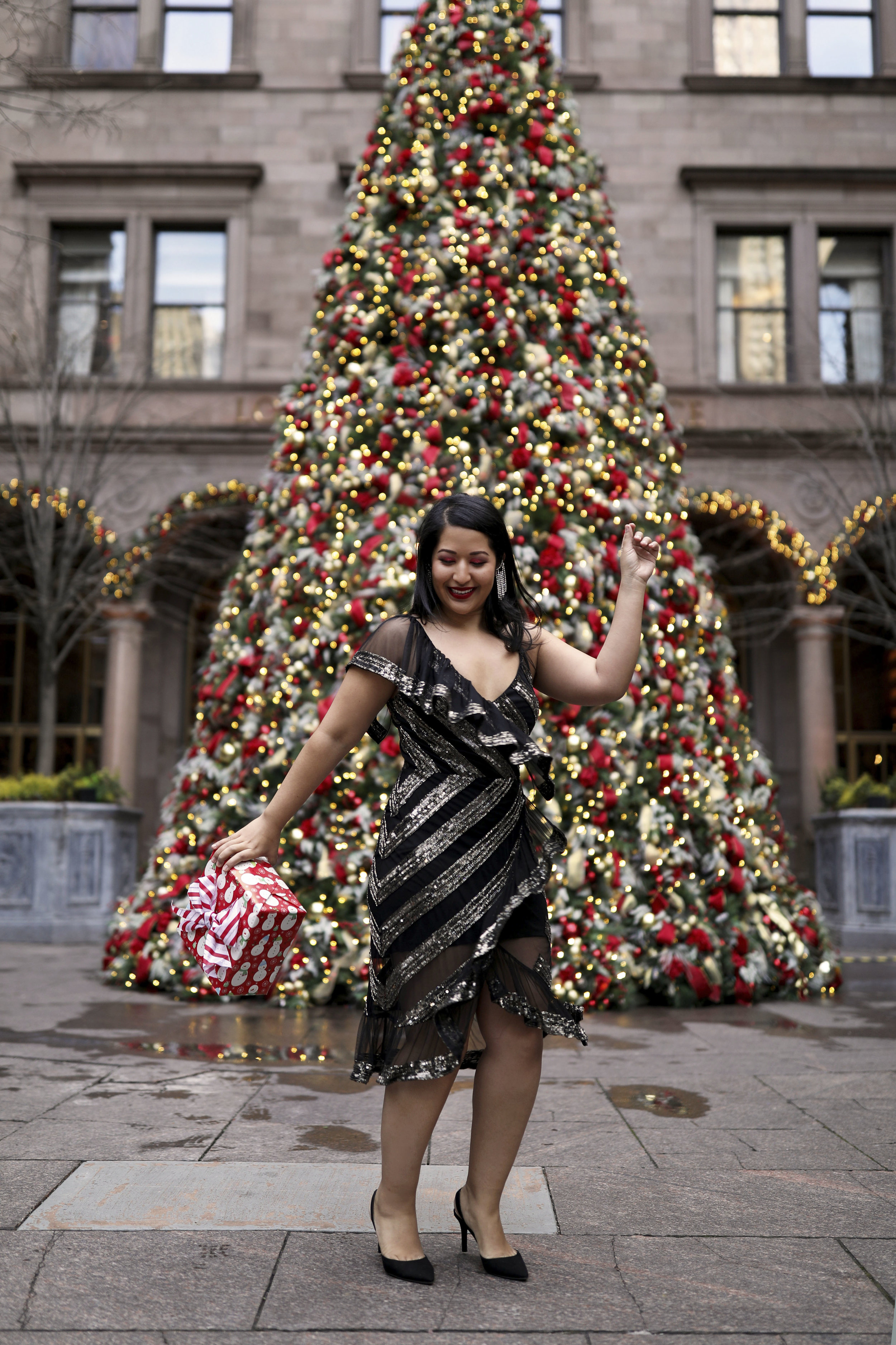 Krity S x Christmas Outfit x Beaded Short Dress8.jpg