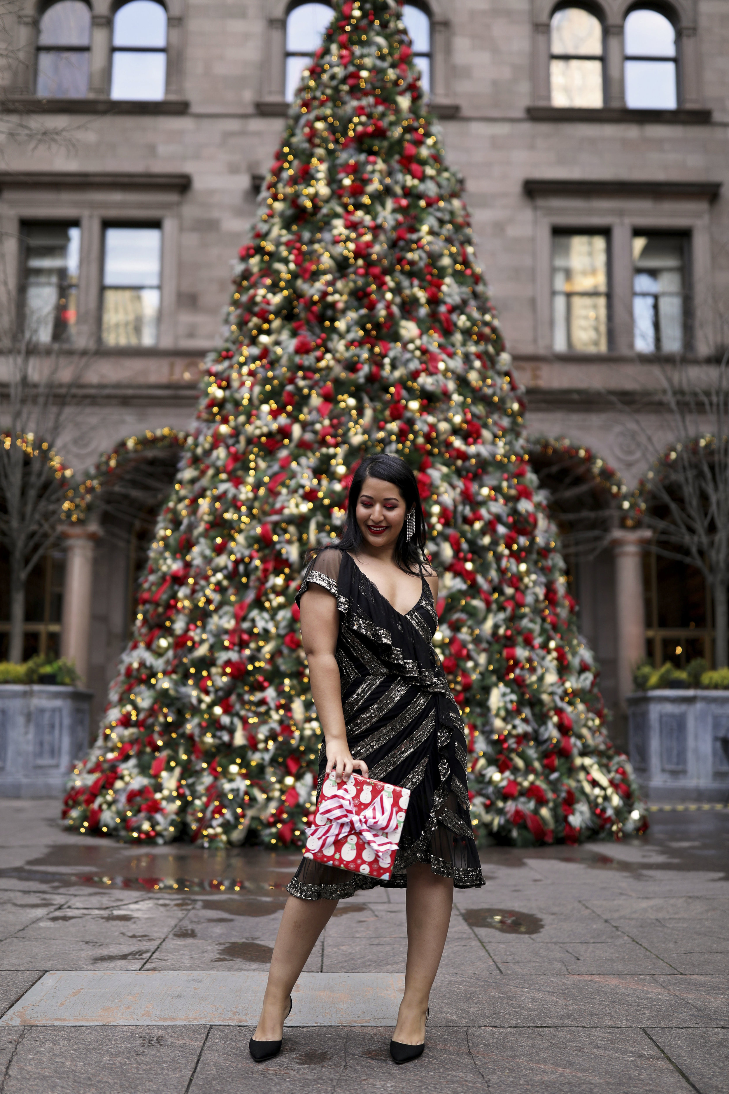 Krity S x Christmas Outfit x Beaded Short Dress10.jpg