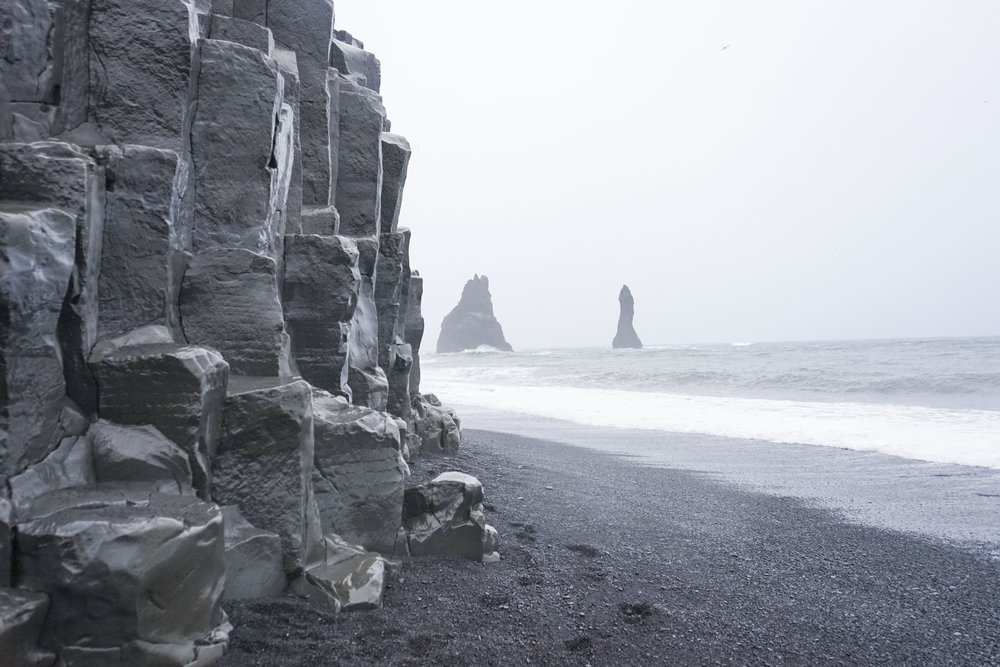 Reynisfjara Beach black sand beaches in Iceland
