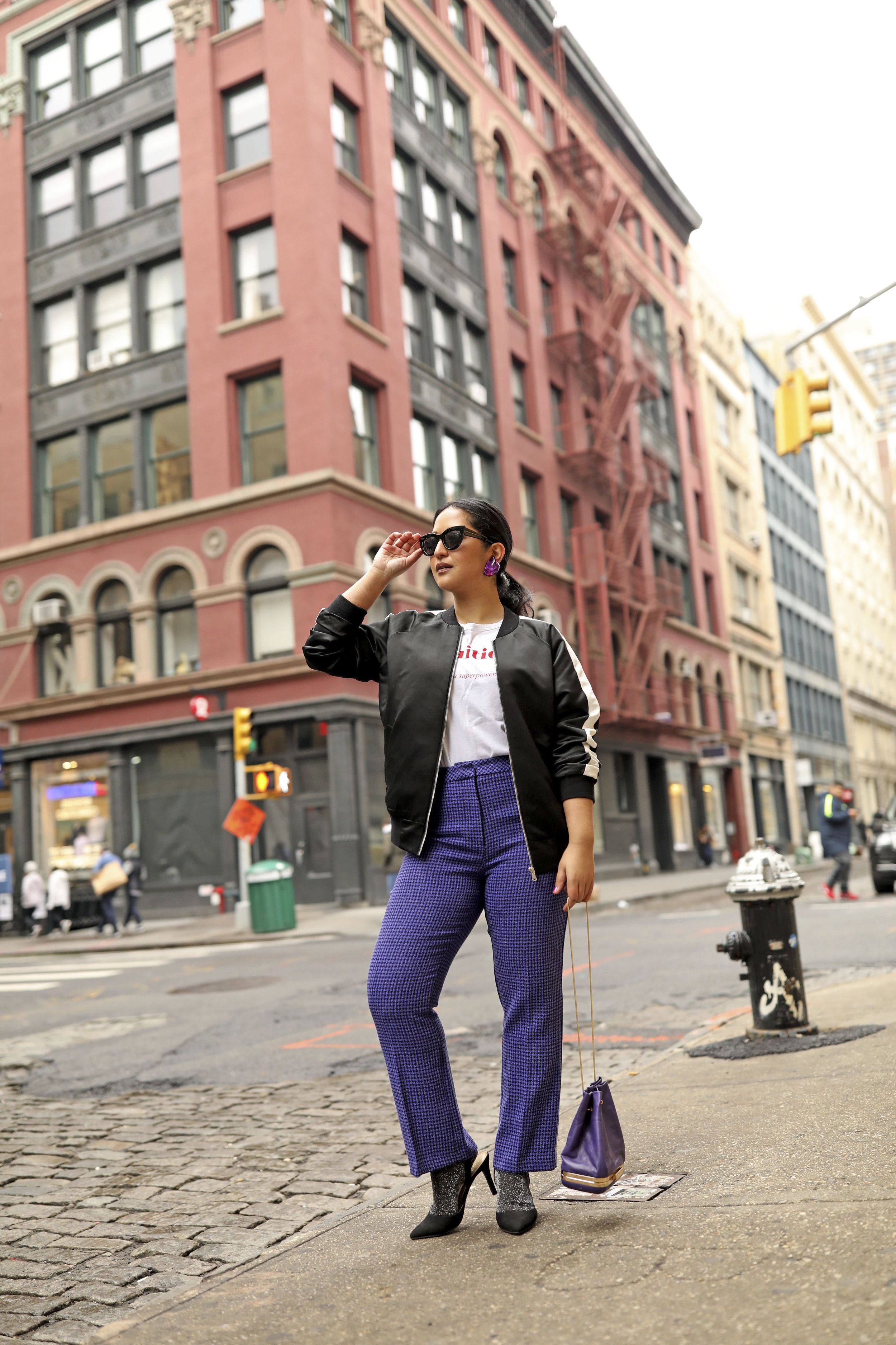 Purple Pants Casual Suit Look Bomber Jacket_2.jpg