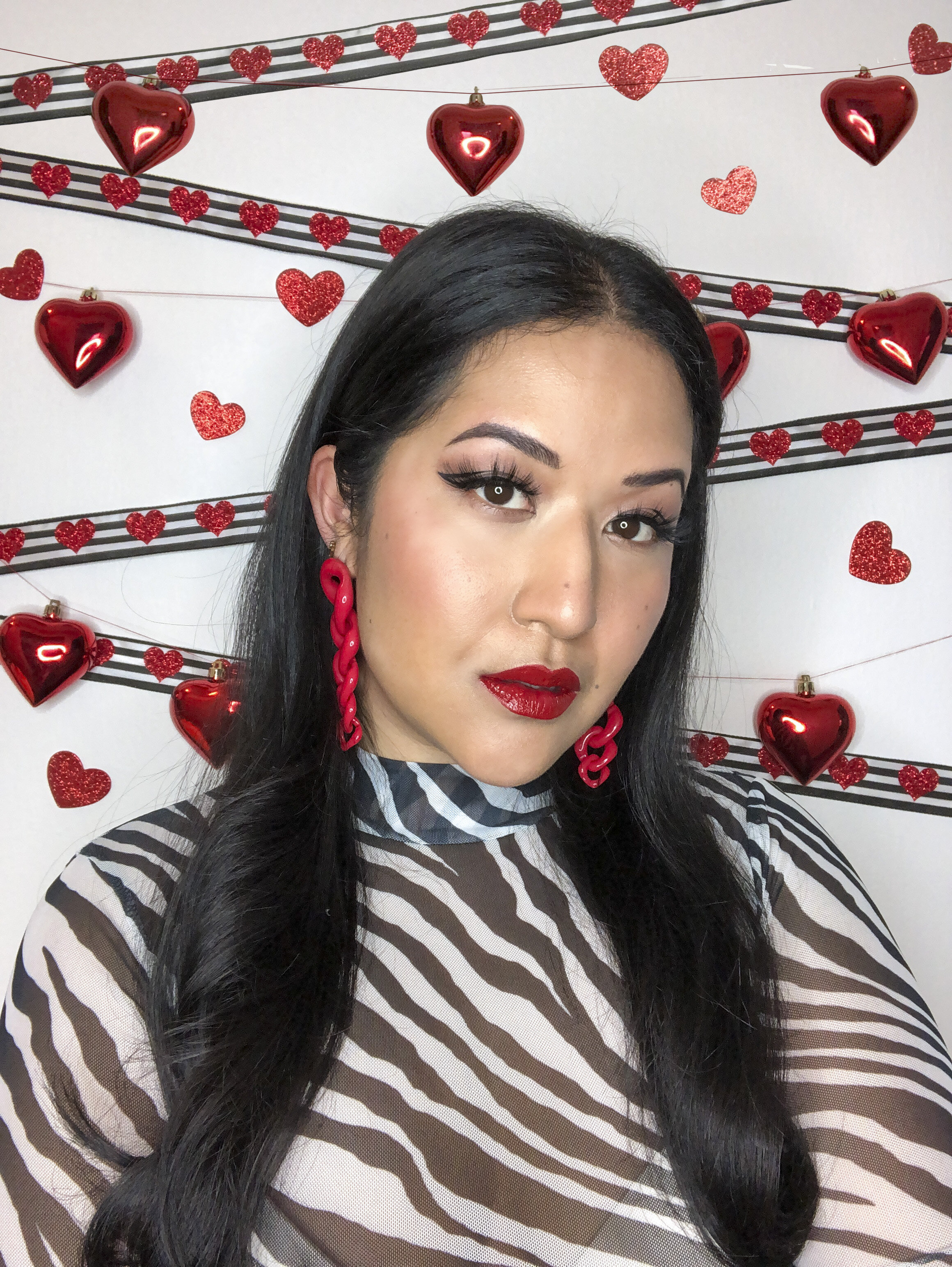 Valentine's Day Makeup - Double Wing Eyeliner