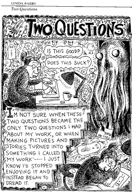 Excerp from What It Is by Lynda Barry