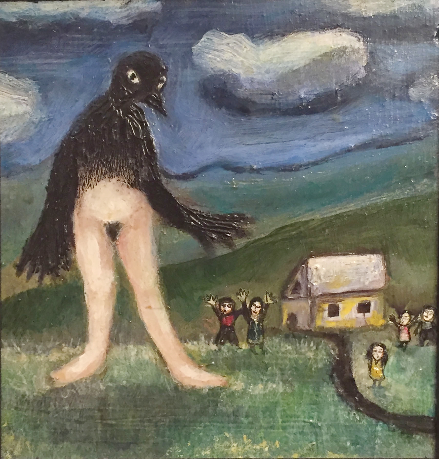 The Trouble with Distractions Oil Painting