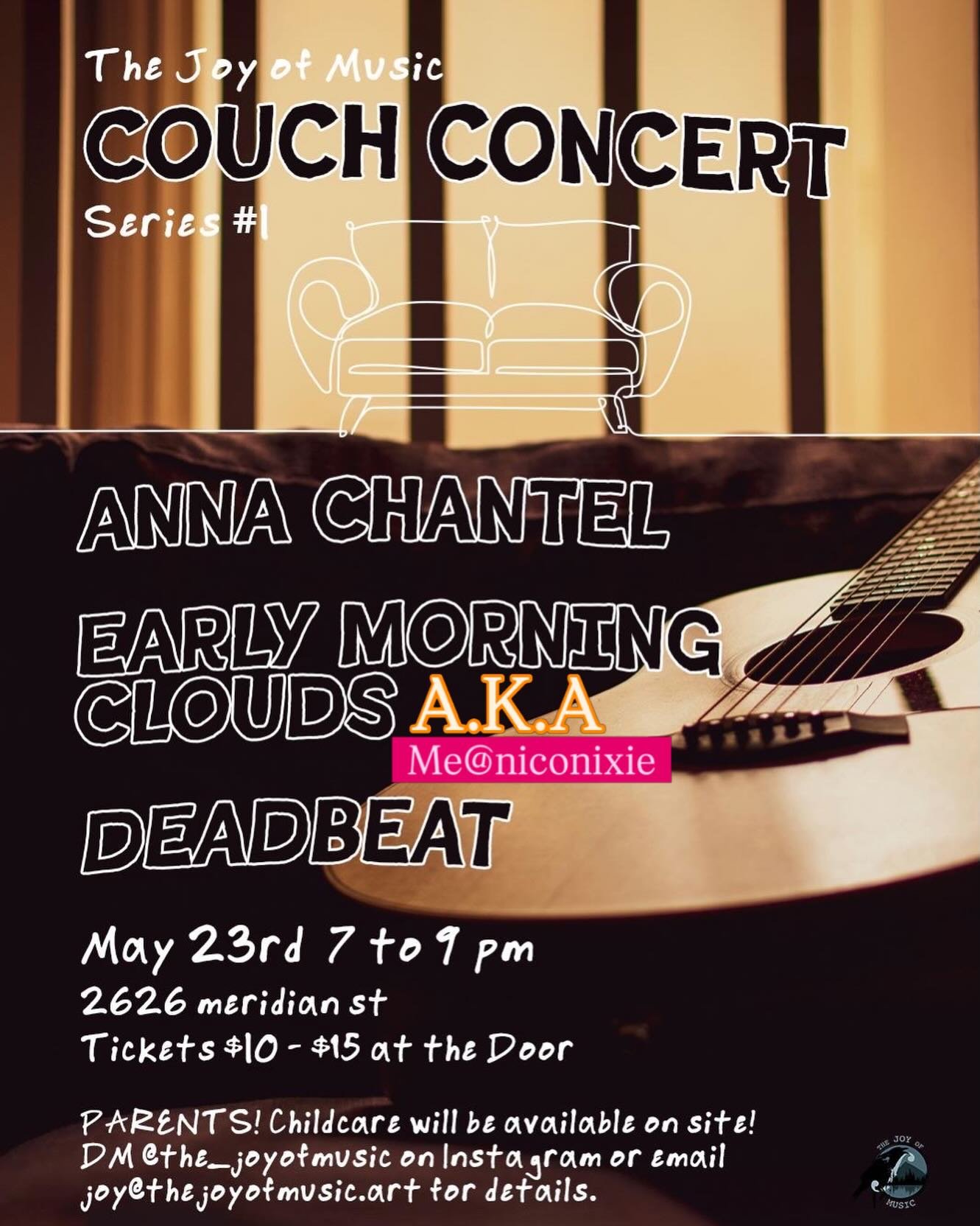 I'm playing a solo set at an acoustic sofa series this coming Sat pm at the @joyofmusicbham .
It's my first live show since last year so be nice to me!