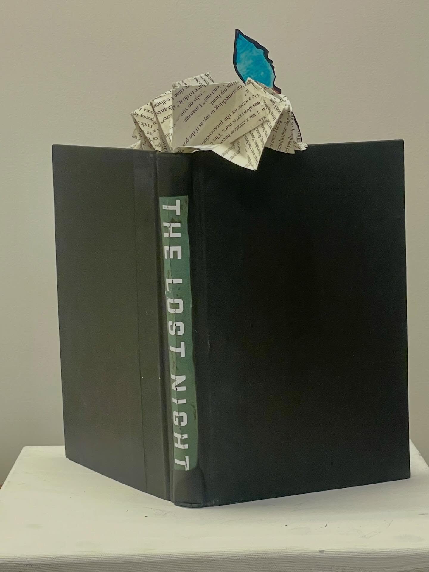 Come down for Kids Art Walk May 1st i made an altered book piece on display @make.shiftartspace