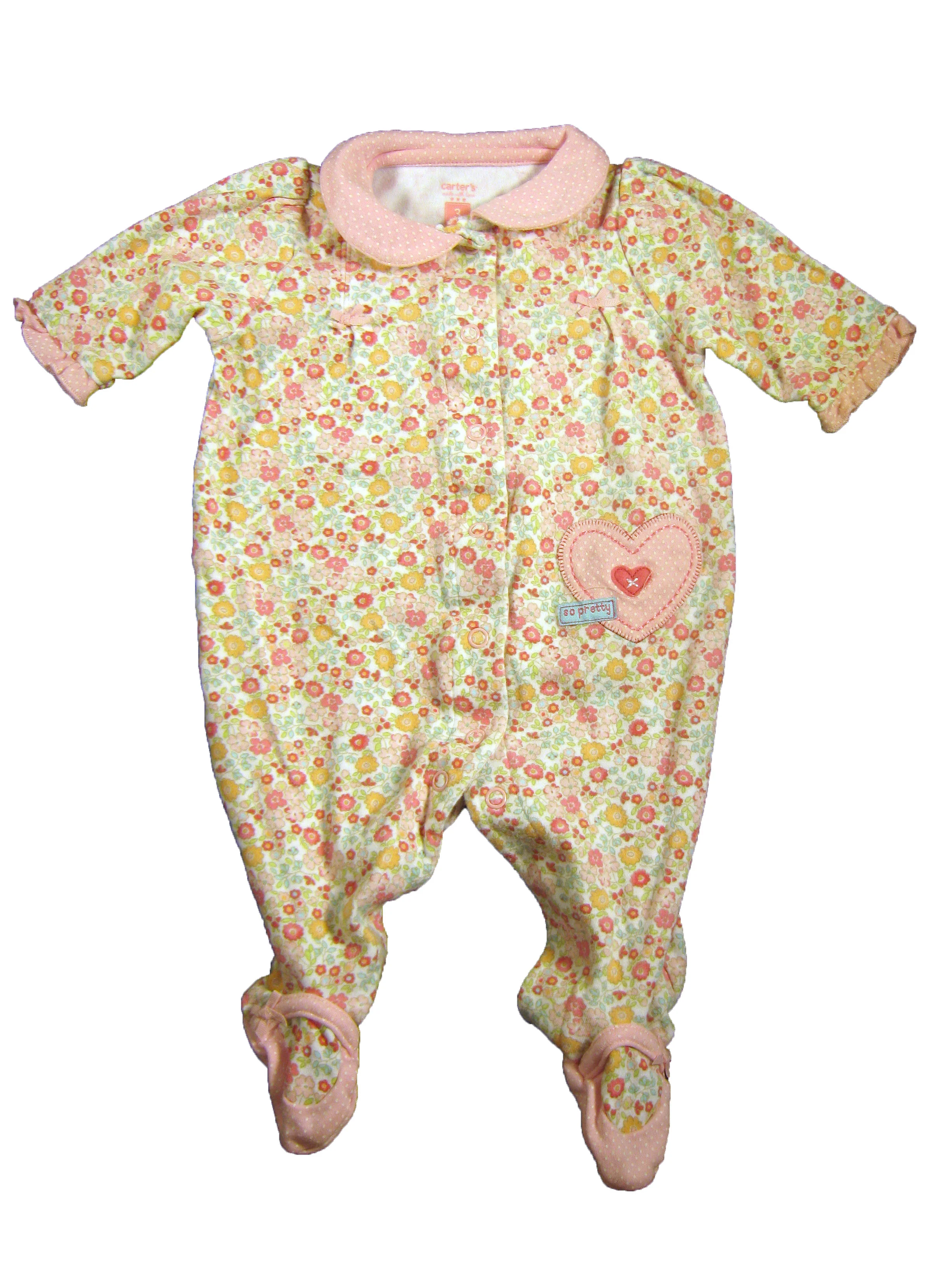 Carter's Floral Sleeper l Size 3 Months