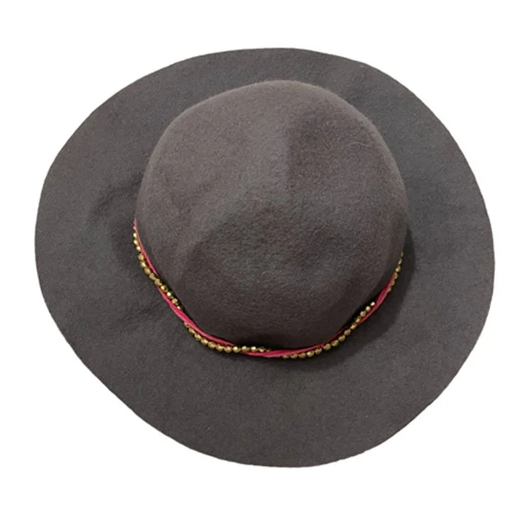 Target Wool Girls Floppy Gray Hat