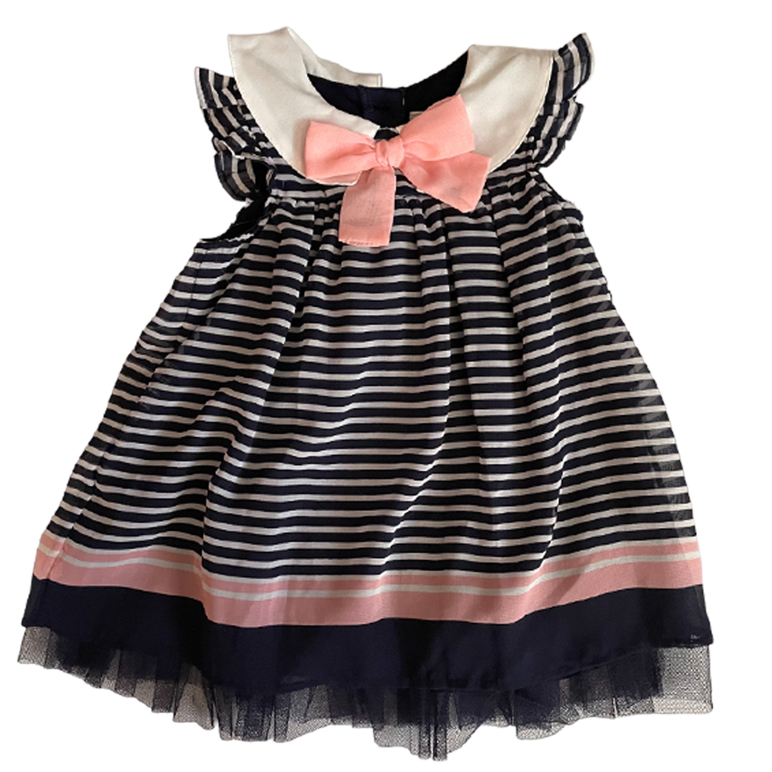 Sweet Heart Rose Striped Sailor Dress l Size 18 Months