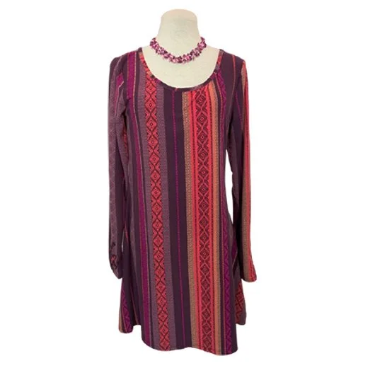 Mudd A-line Striped knit Dress l Size M