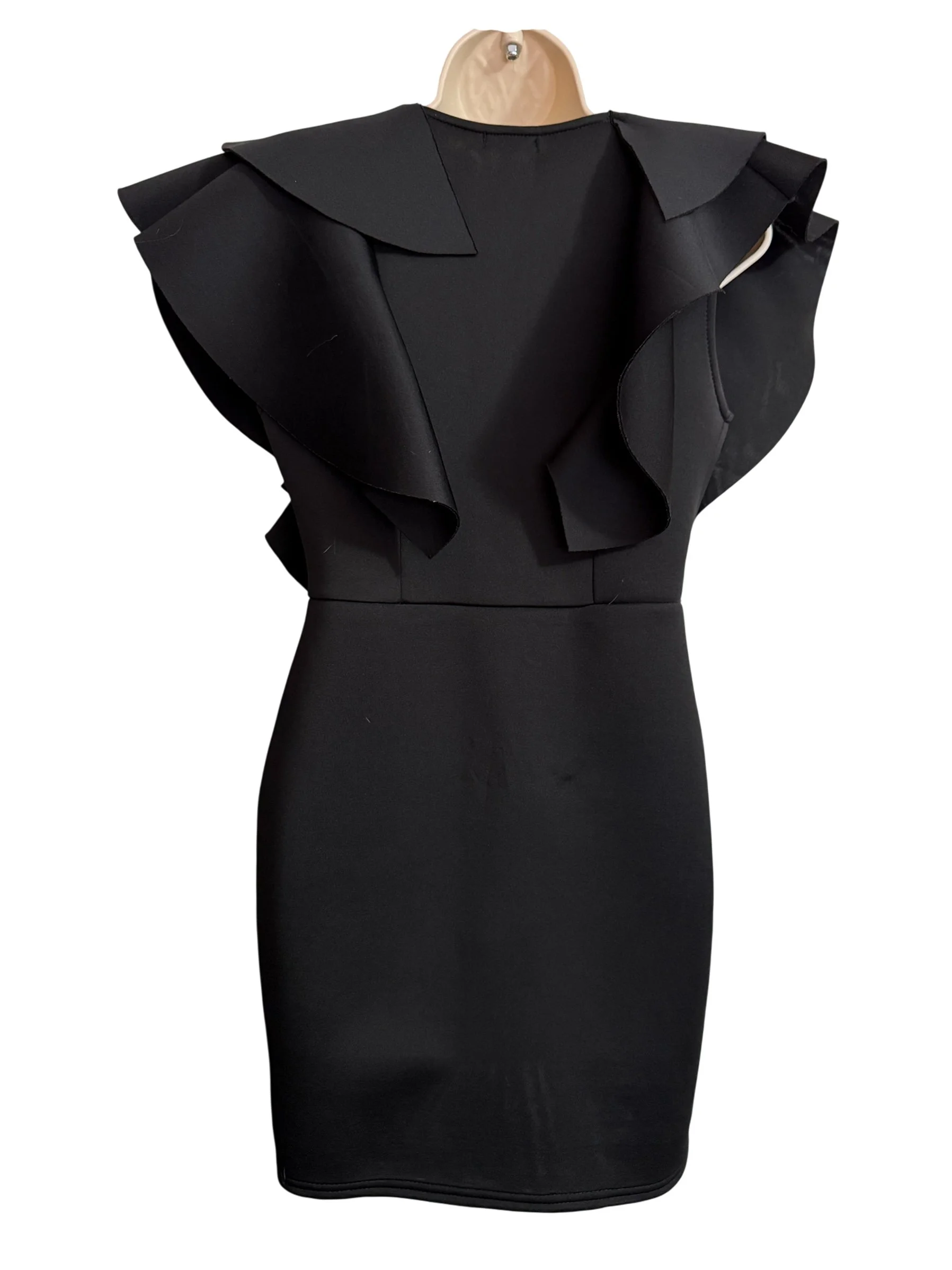 navy blue dress maxi Lyra Elegant Backless Navy Maxi Dress L