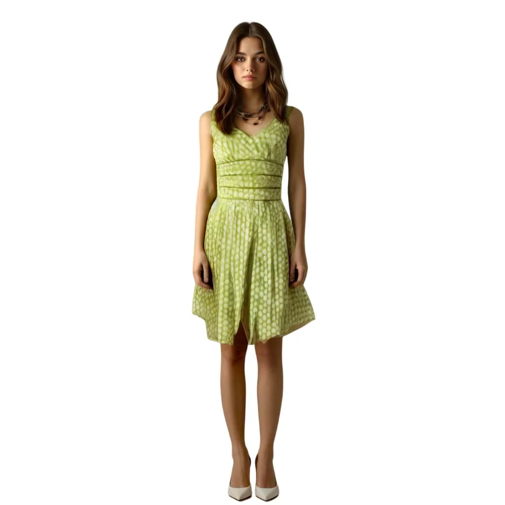 Robbie Bee Vintage Polka Dot Summer Dress l Size 4