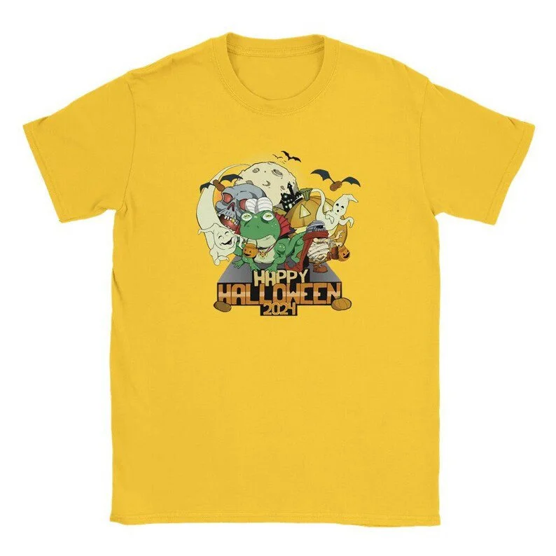 Potato Knight Designs Autographed Limited Edition Halloween Yellow Unisex T-shirt