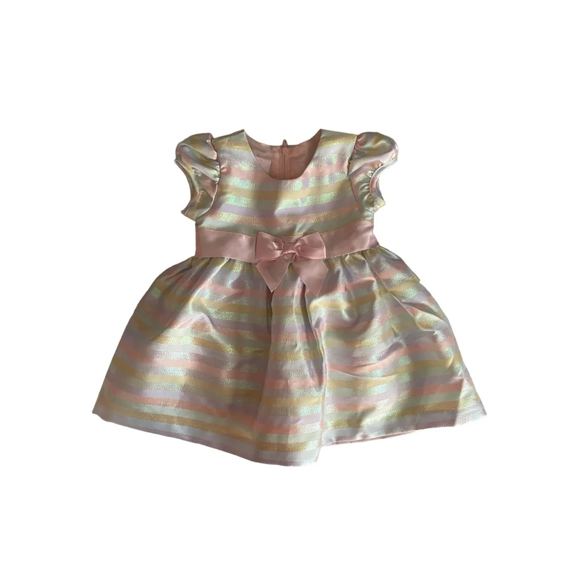 slim fit dress slacks Mauve Star Shimmer Dress | 6-12 months Formal Wear for Baby Girl main image 1