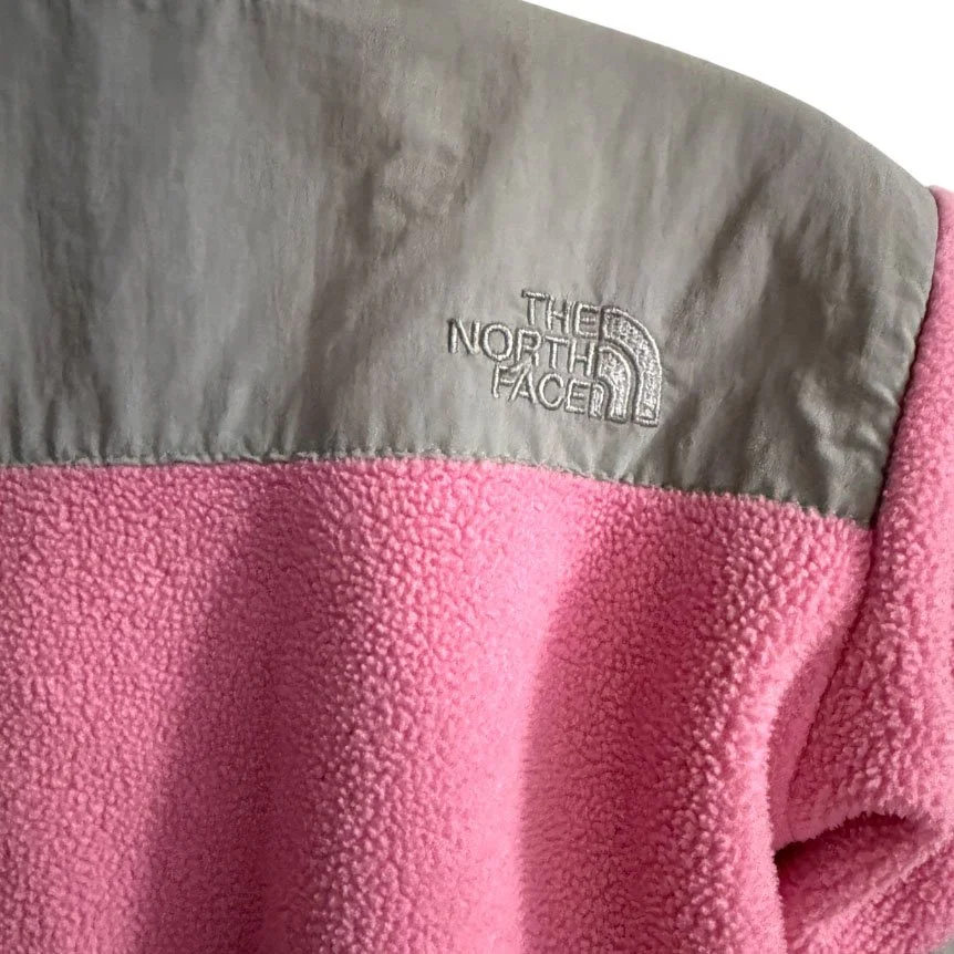 The North Face Polartec Pink & Gray Fleece Jacket l Size 18-24 Months