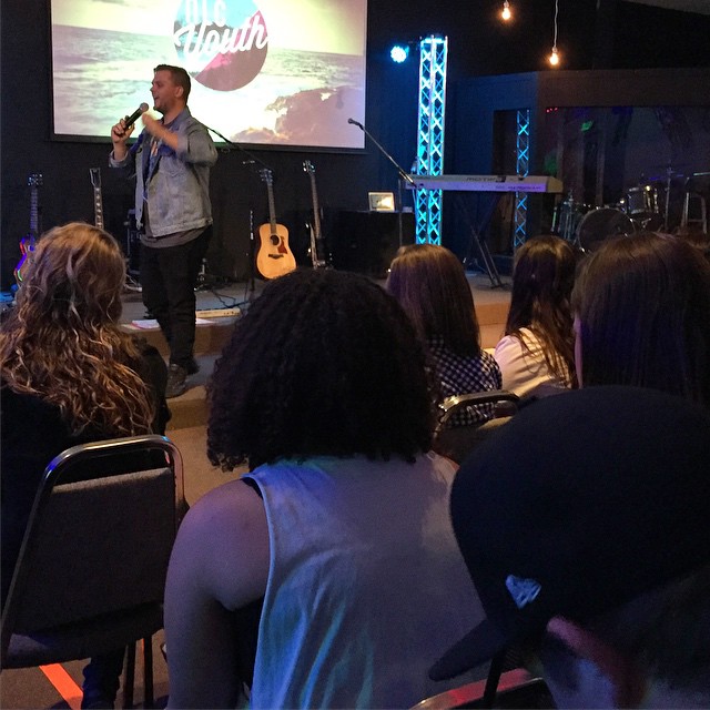 Happening live at NLC Youth! #tribalwars2015 #teamjusticeleague #teamavengers #teamstarwars #youthgroup