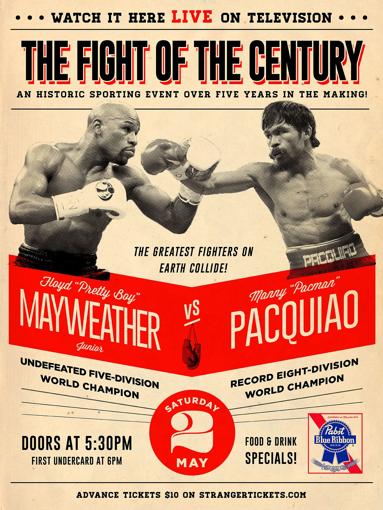 Mayweather-Pacquiao Fight - Watch Live with Us!