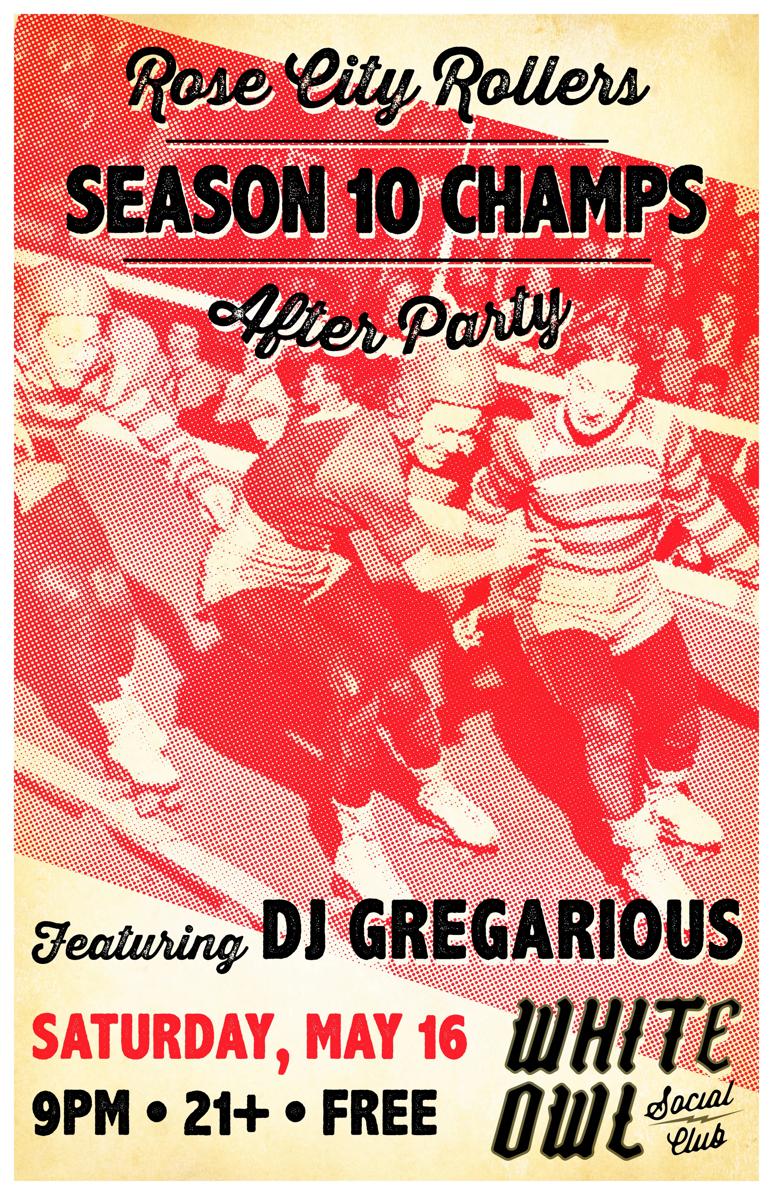 Rose City Rollers Season 10 Champs After Party