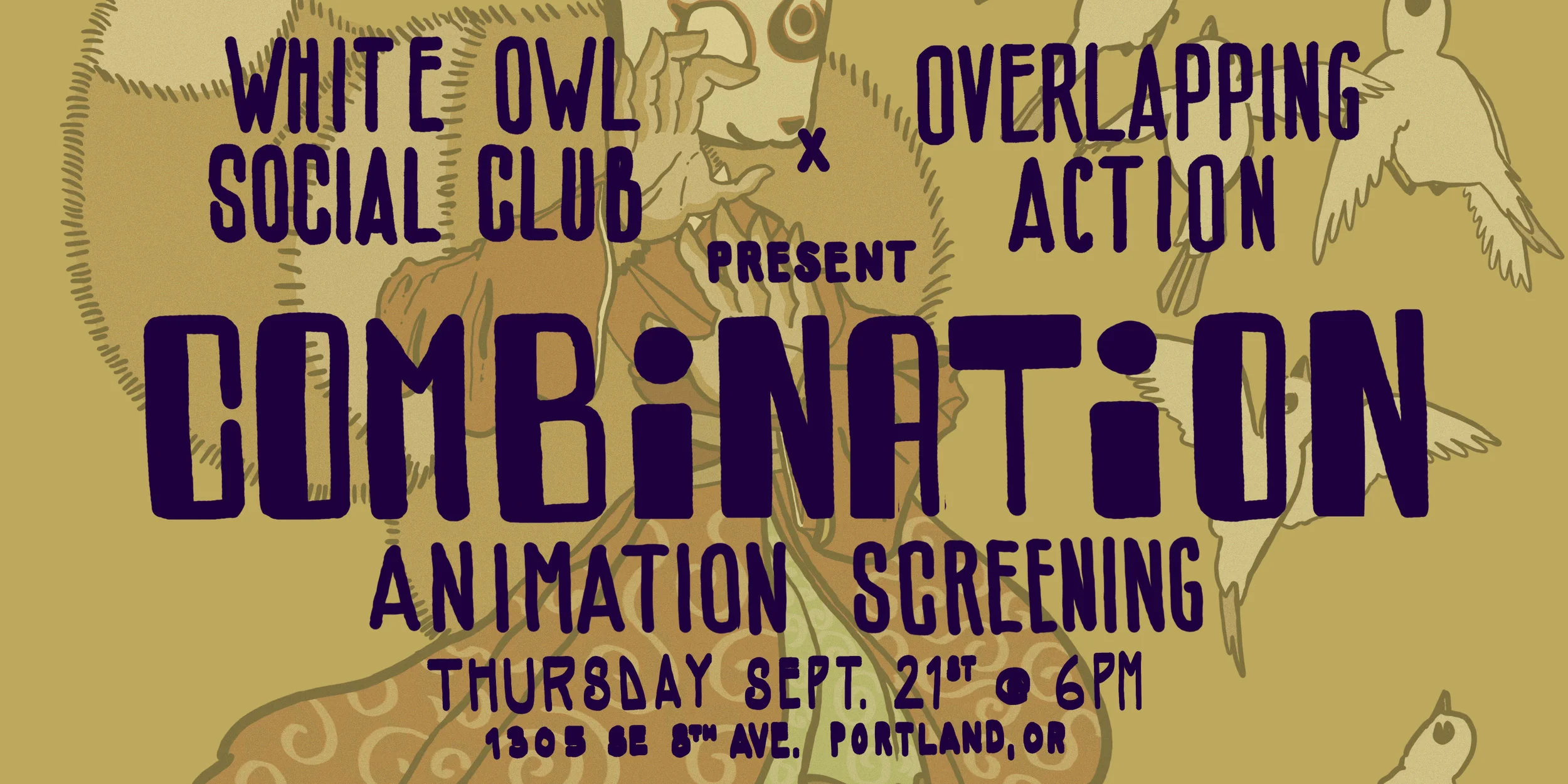 Overlapping Actions Combination Animation Screening 
