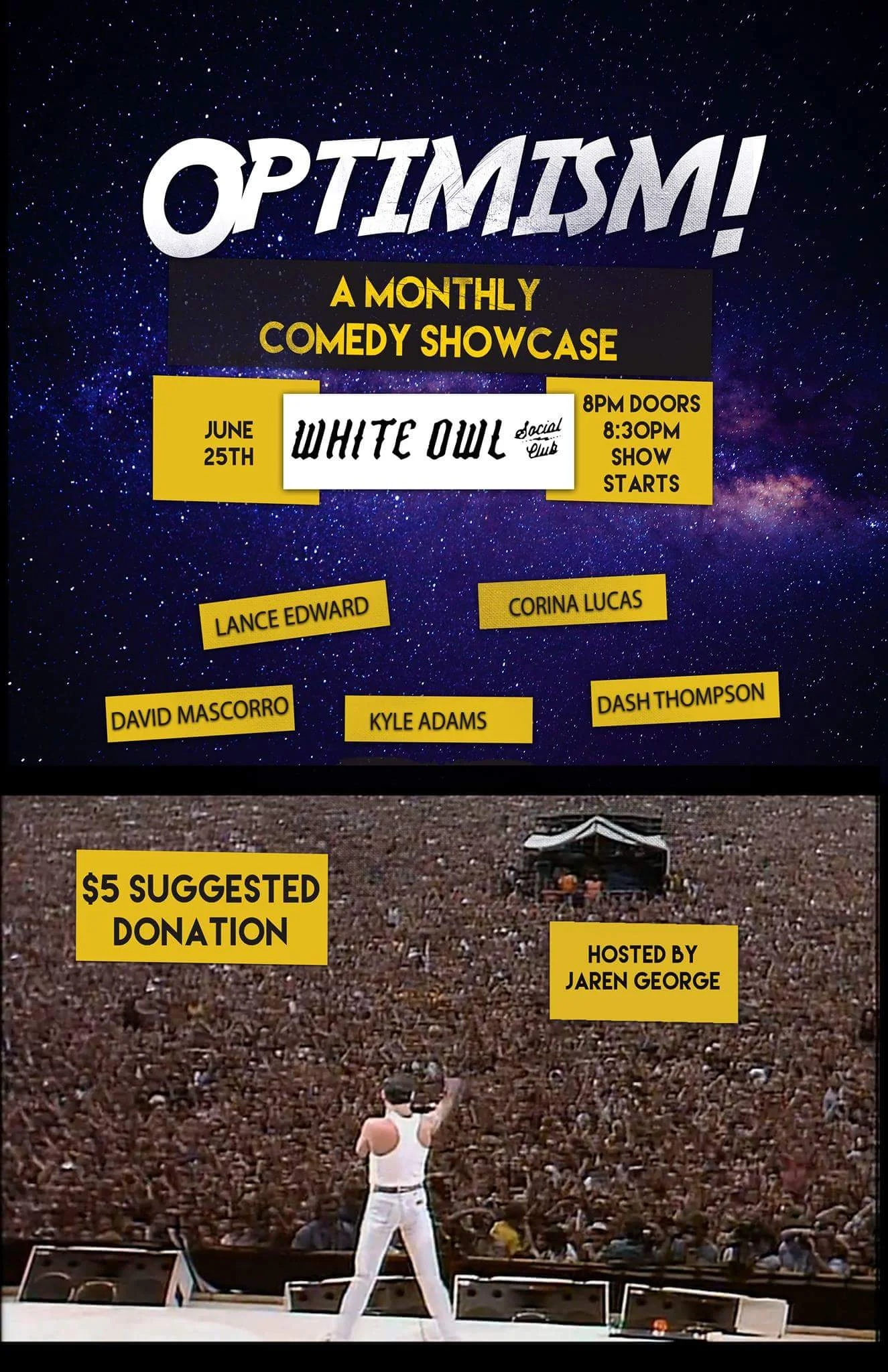 Optimisim: A Monthly Comedy Show