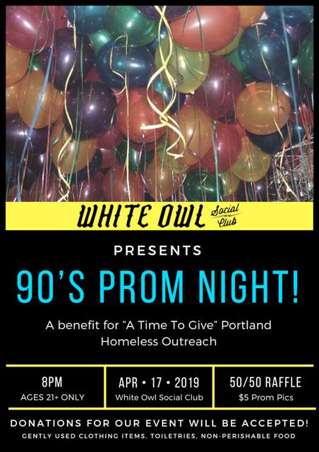 90's Prom Night Benefit