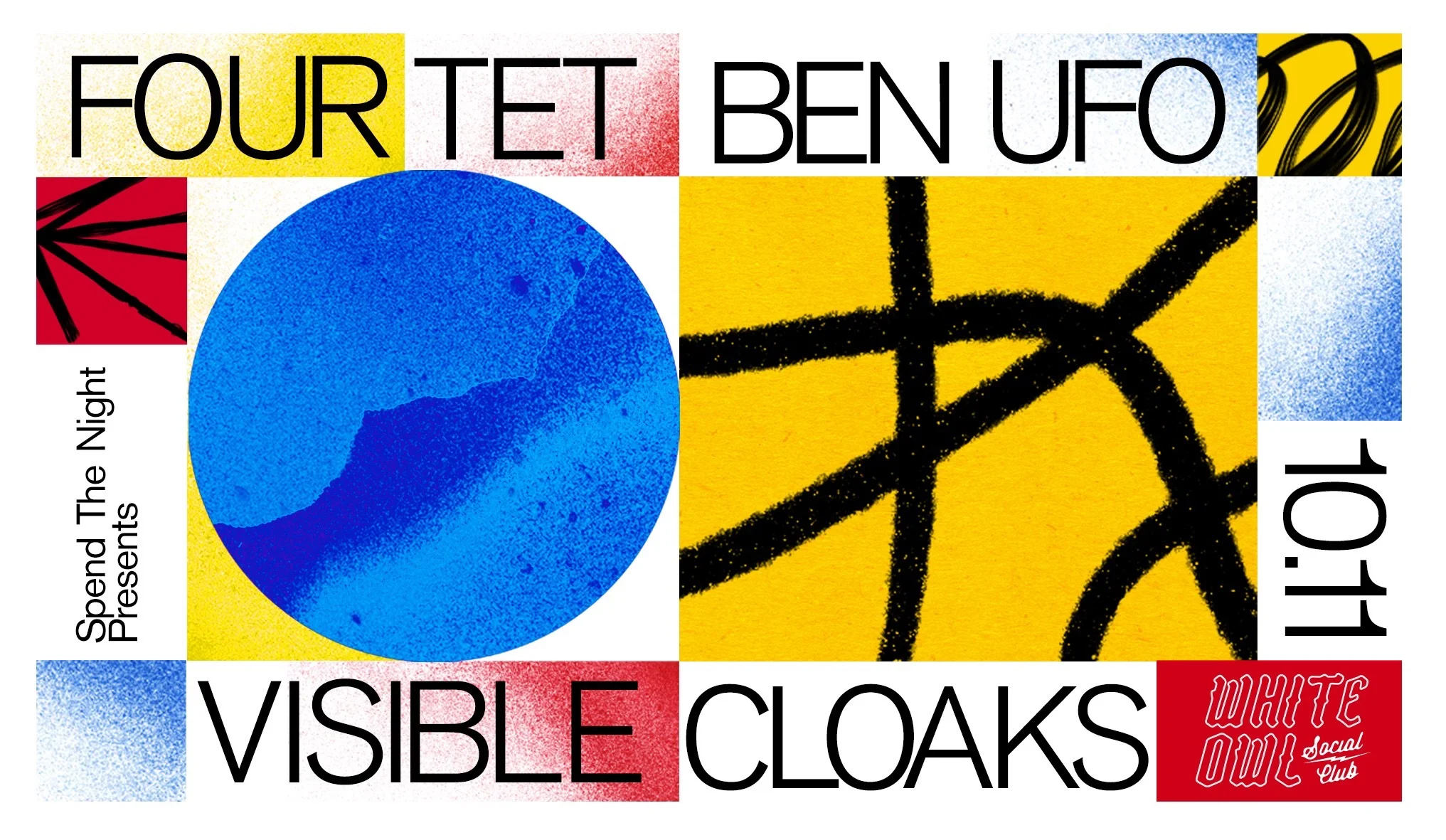 Spend The Night : Four Tet, Ben UFO &amp; Visible Cloaks