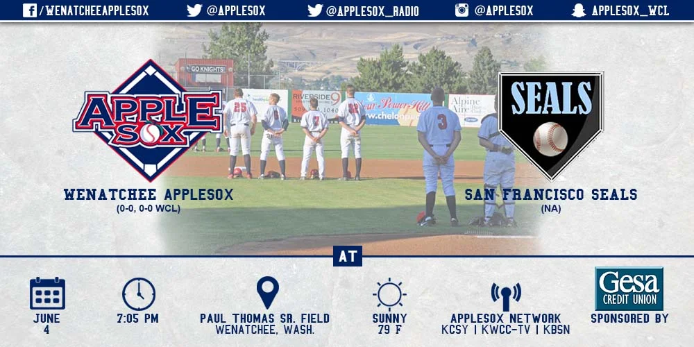The AppleSox open 2015 at home in non-league action vs. the San Francisco Seals.