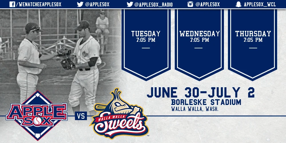 The AppleSox visit Borleske Stadium for the second time in 2015, Tuesday, after opening their league schedule there on the road, earlier in 2015.