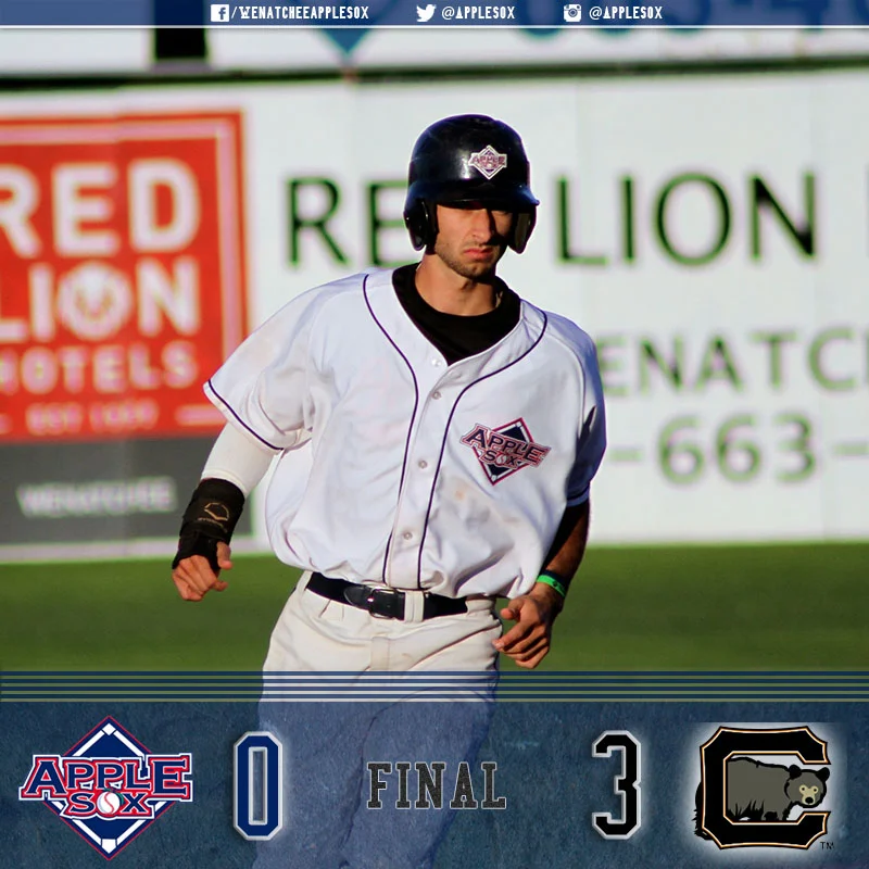 Wenatchee struggled with Cowlitz left-hander Damon Jones in a 3-0 loss, Friday.