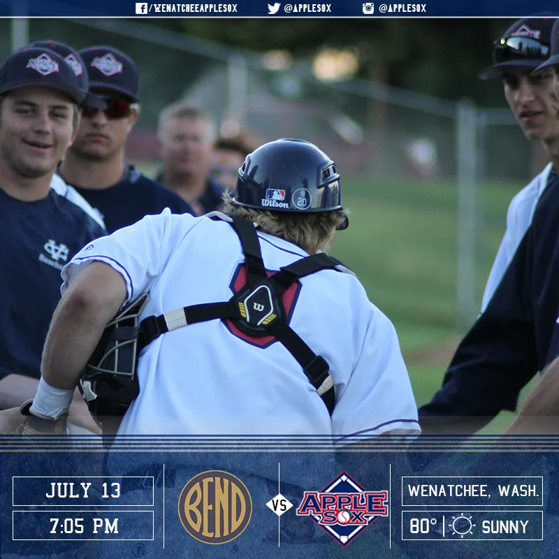 The AppleSox and the Elks are tied at 2-2 on the season series in 2016. Wenatchee and Bend meet tonight at 7:05 p.m. for game two of a three-game series. 