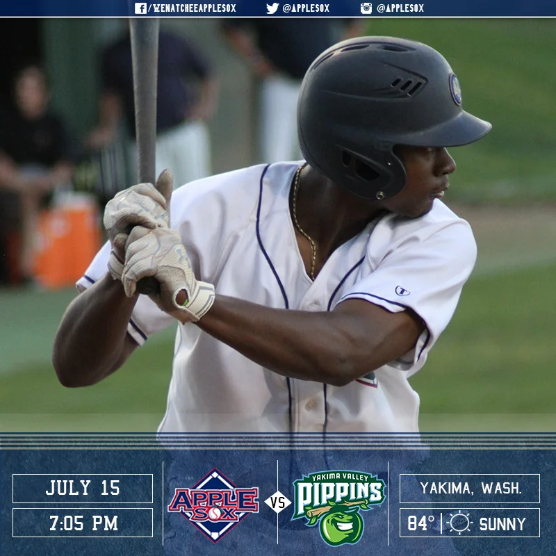 The AppleSox and the Yakima Valley Pippins meet tonight to end the pre-All-Star WCL schedule, Friday-Sunday. 