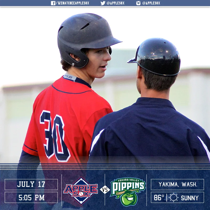 Wenatchee completes its pre-All Star schedule Sunday at 5:05 p.m. vs. the Yakima Valley Pippins.