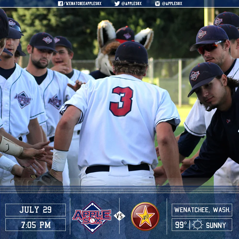 The AppleSox welcome the Alaska Goldpanners for the first time in team history, Friday night.