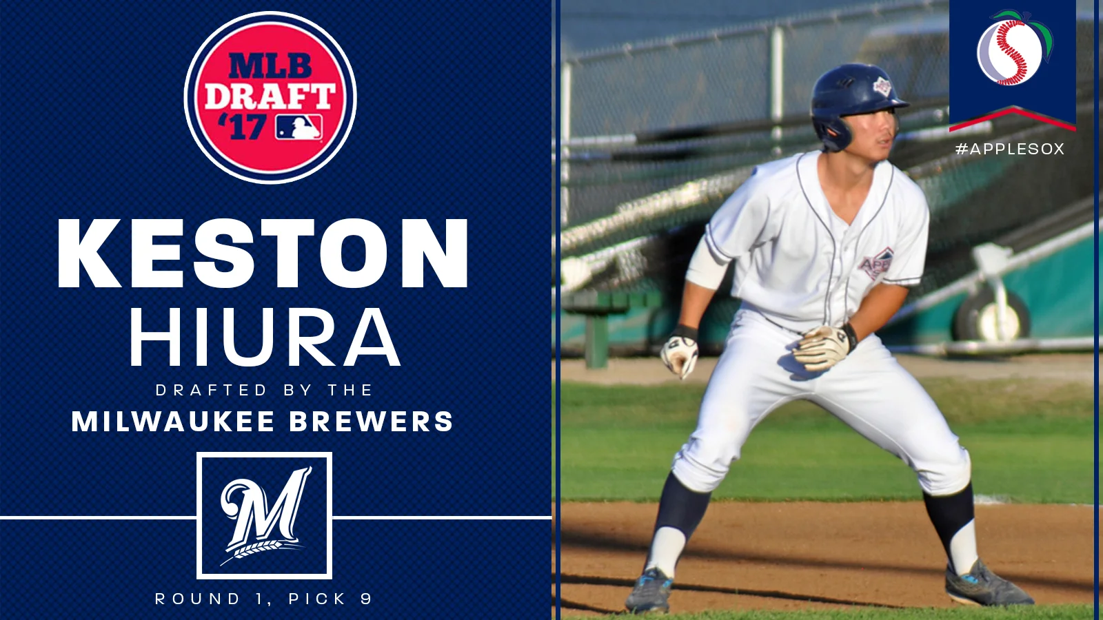 The Milwaukee Brewers took Keston Hiura with the 9th overall pick in the 2017 MLB Draft, to make him the highest MLB Draft pick in WCL history.