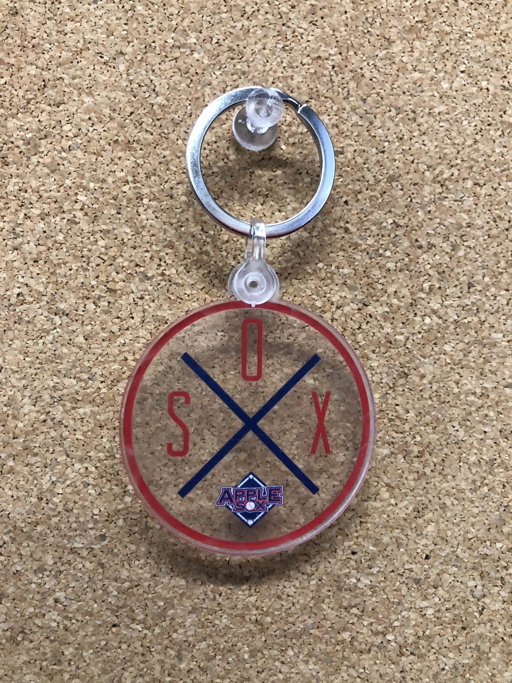 Louisville Cardinals Key Chain- Script Logo