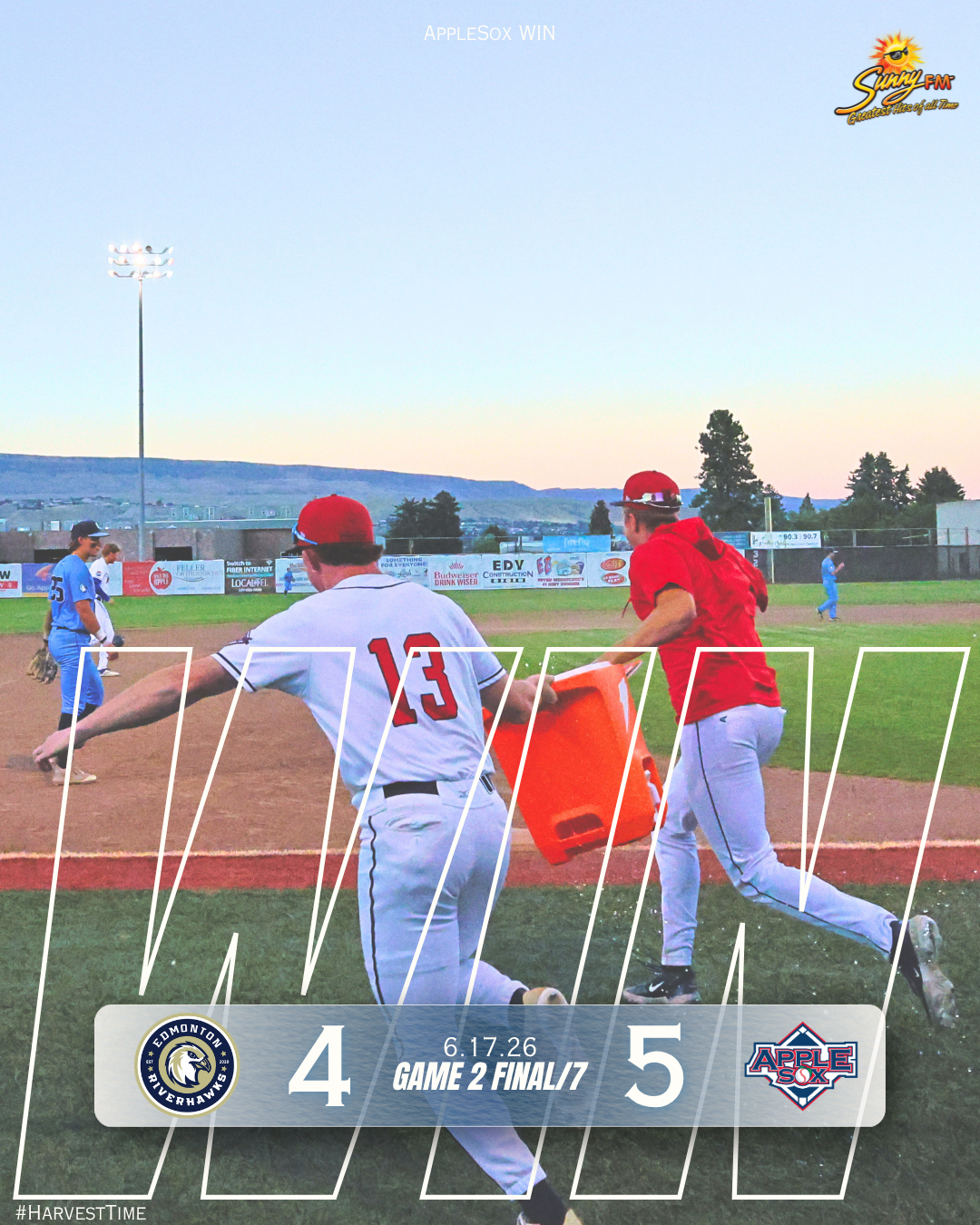 Two Birds with One Stone: The AppleSox Secure Two Series Wins in One Day