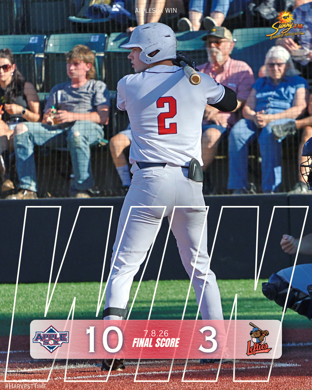 Wenatchee Earns Their Tenth Series Win of the Summer