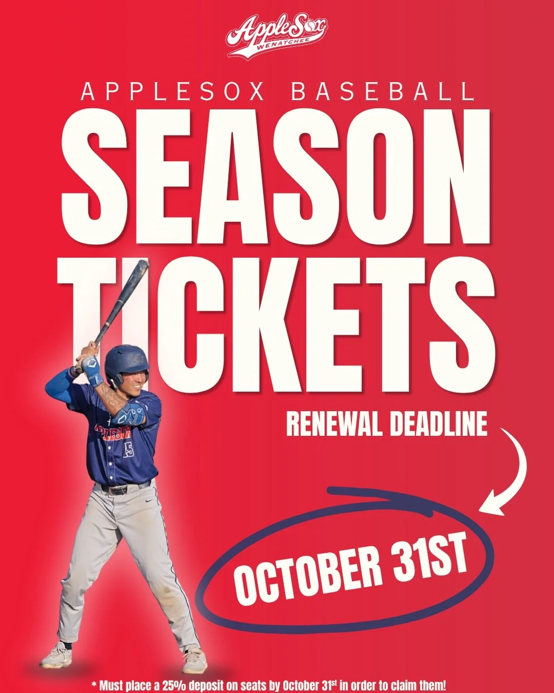 6 DAYS LEFT TO RENEW YOUR SEASON TICKETS‼️

If you don&rsquo;t want to miss out on any of action this summer, make sure to secure your tickets before October 31st!

#HarvestTime