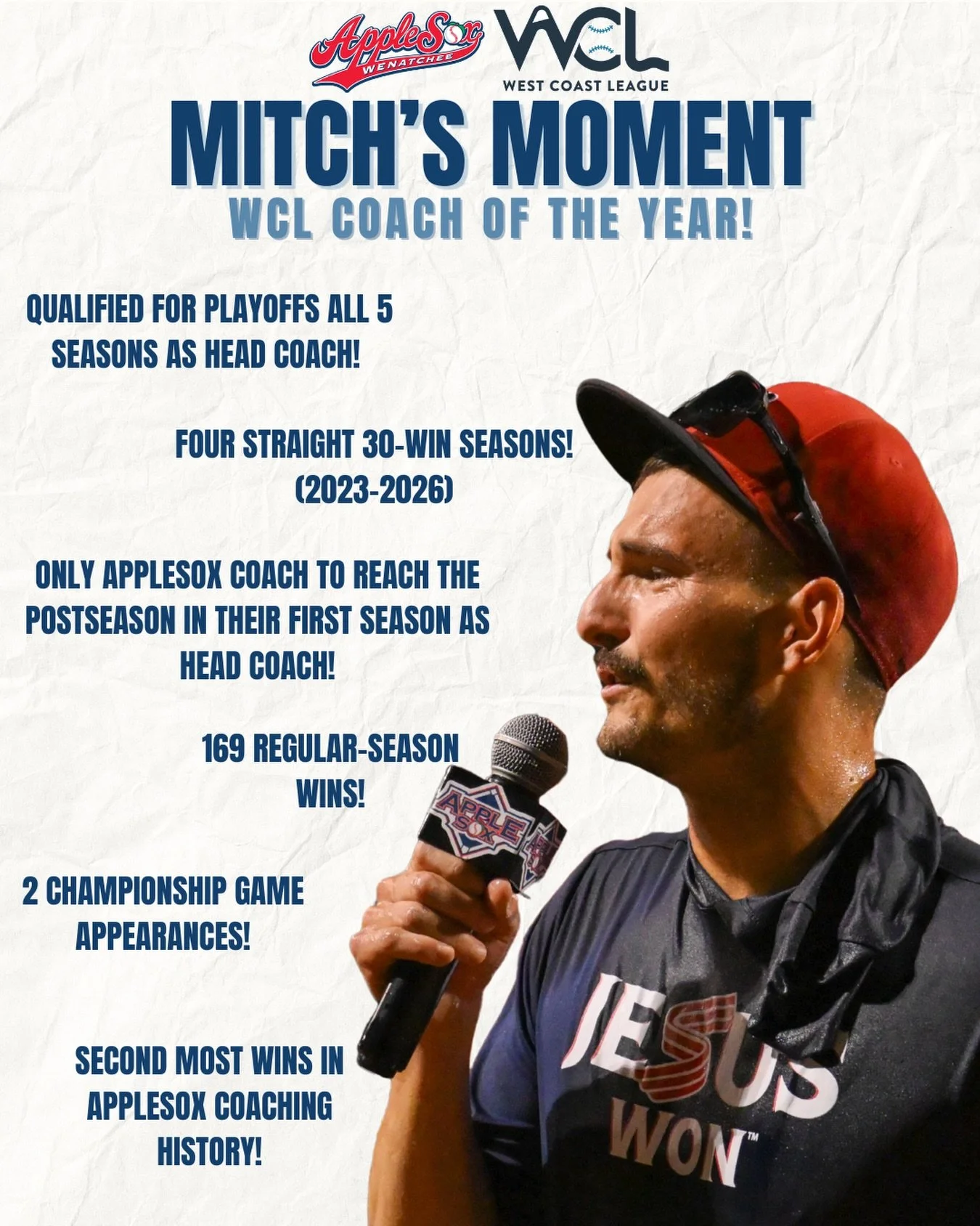 Another moment for our WCL Coach of the Year, Mitch Darlington! 🤩

#HarvestTime
