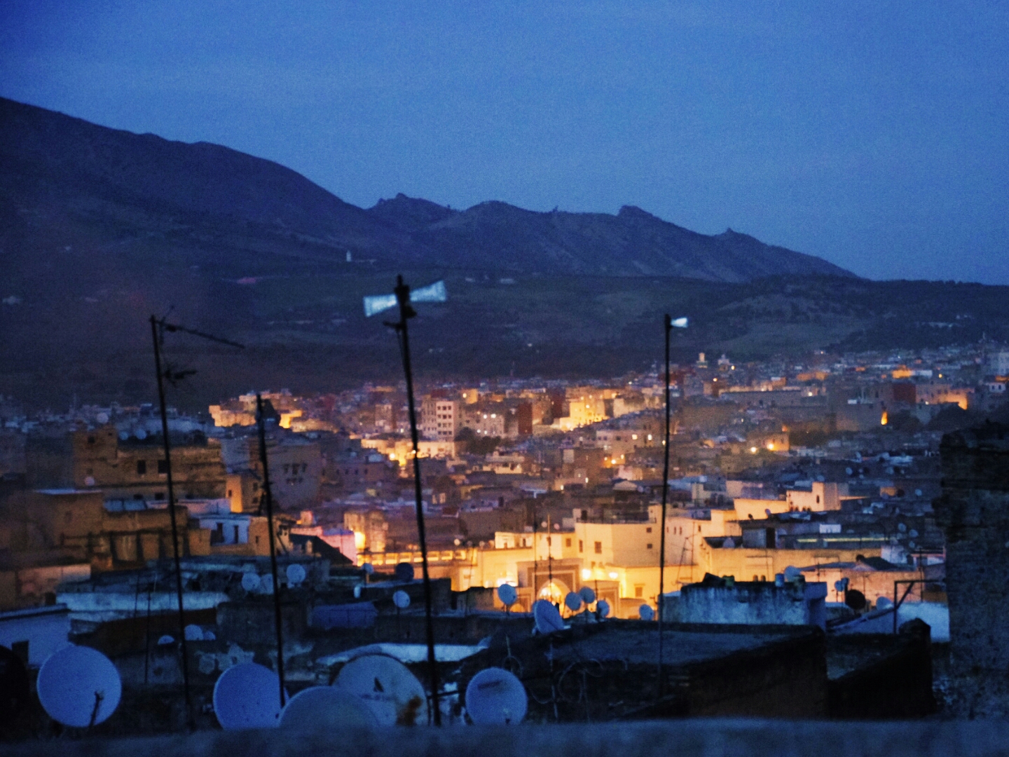 Fes at dark