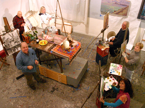 A class in Oakland in my studio.
