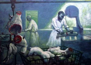 Collateral Damage, oil/canvas, 40" x 54", December 2004