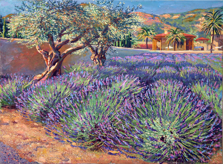 Lavender, 18" X 24", oil/canvas, 2009