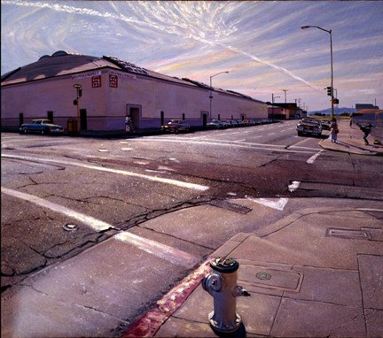 Blue Distances # 1, oil/canvas, 34" X 40", 1989