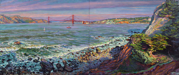 Golden Gate Bridge from Below the Palace of the Legion of Honor